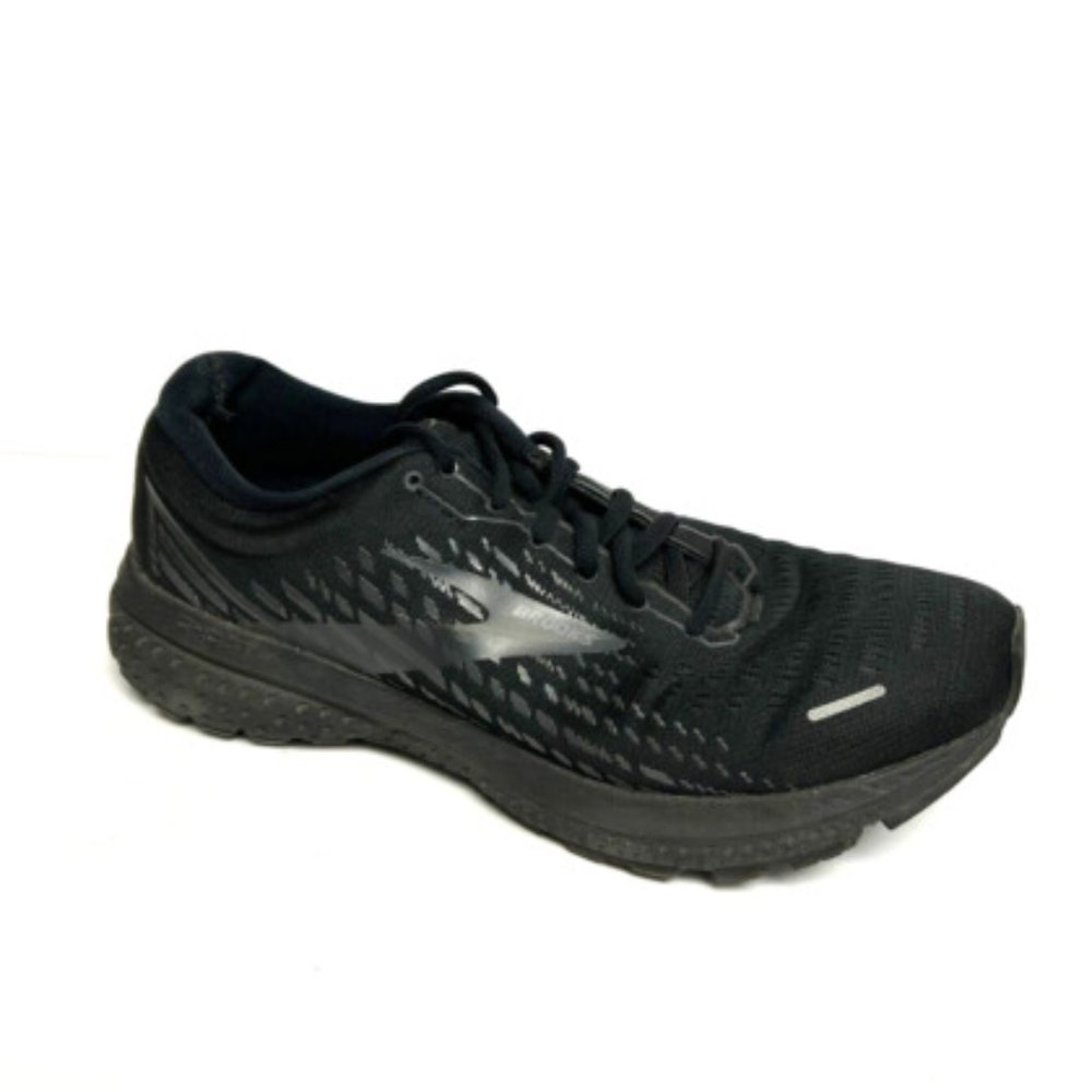 Brooks Mens Ghost 13 Running Shoe Black Size 12 EE